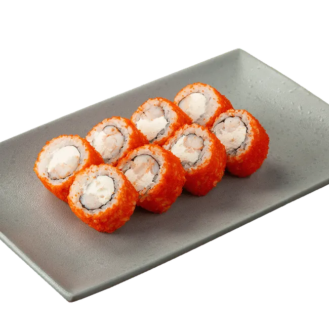 Эби ролл с тигровыми креветками