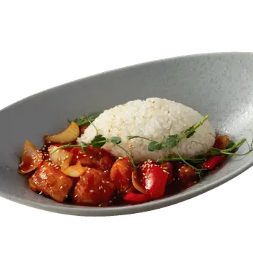 Цыплёнок в кисло-сладком соусе