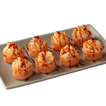 Росадо 2.0 с лососем и креветками