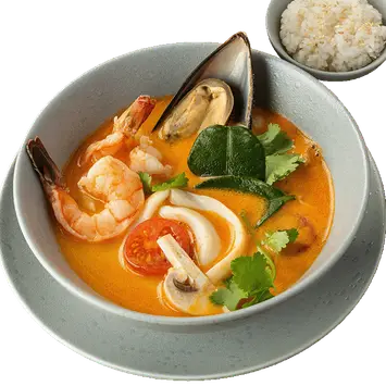 Том Ям с морепродуктами