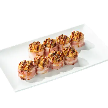 Испаньола с мидиями и беконом