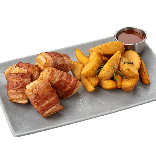 Курица в беконе