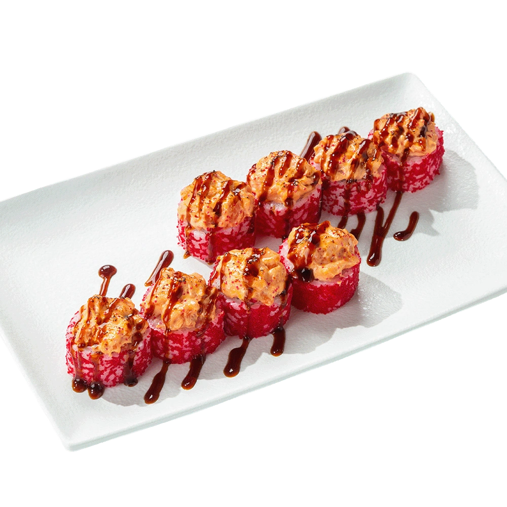 Канагава с лососем