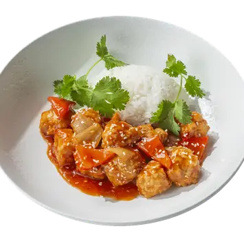 Цыплёнок в кисло-сладком соусе