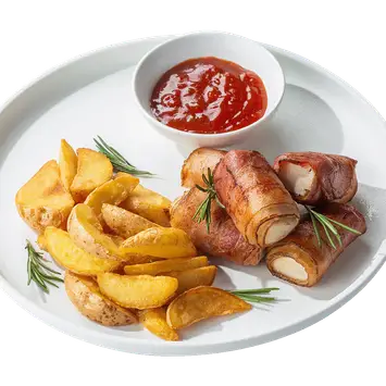 Курица в беконе