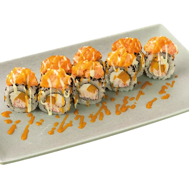 Ролл креветка манго