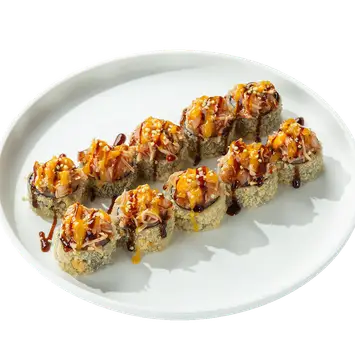 Лонг ролл с креветкой и крабом