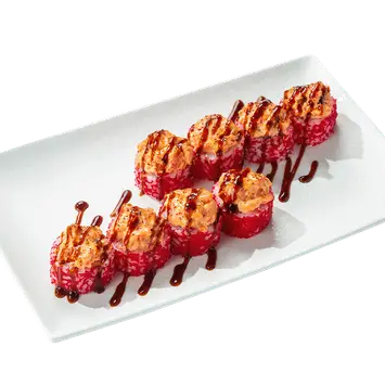 Канагава с лососем