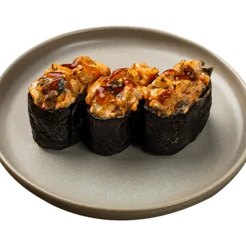 Угорь, запечённый под спайси соусом (3 шт.)